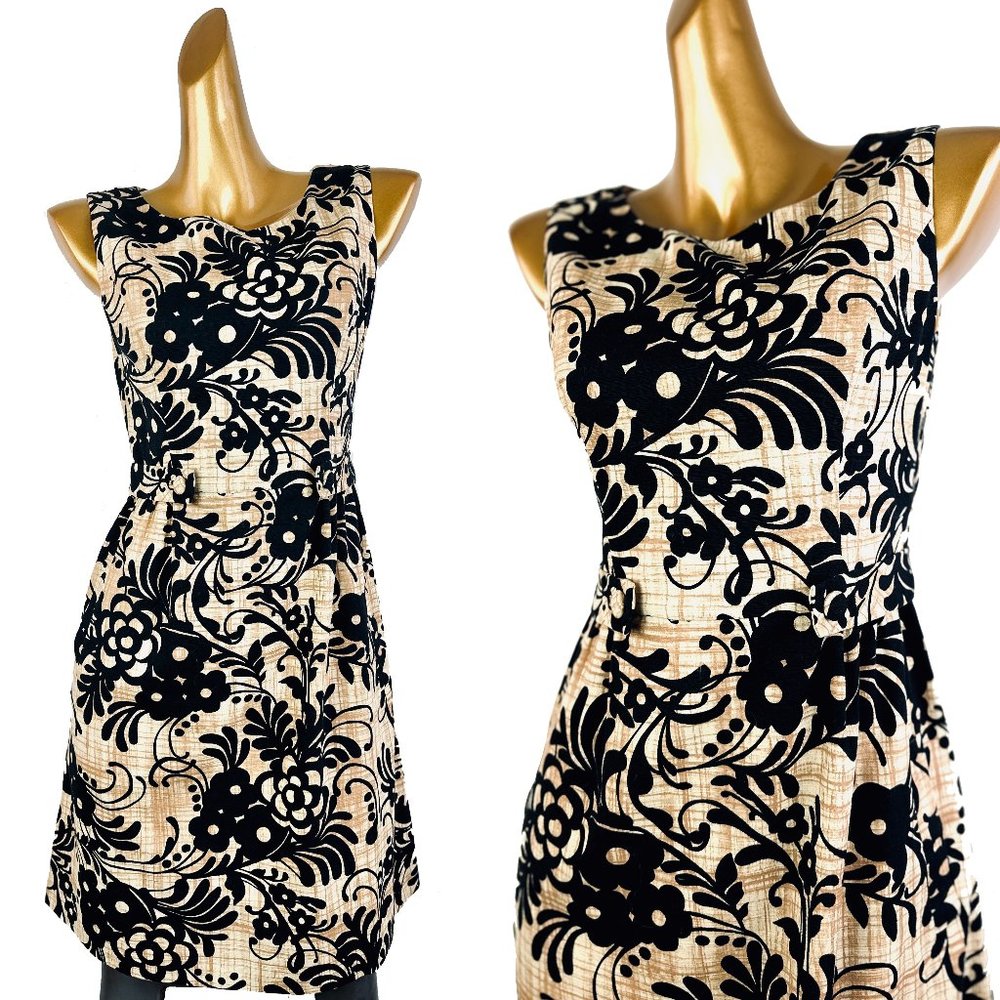 Vintage 90s boho floral mini dress